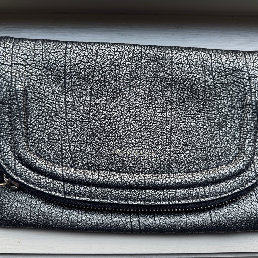 Elegant Black Textured Clutch
